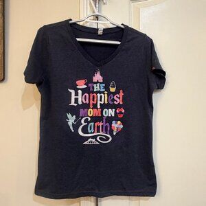 Happiest Mom on Earth Disney Mom Magical T-Shirt Size Medium